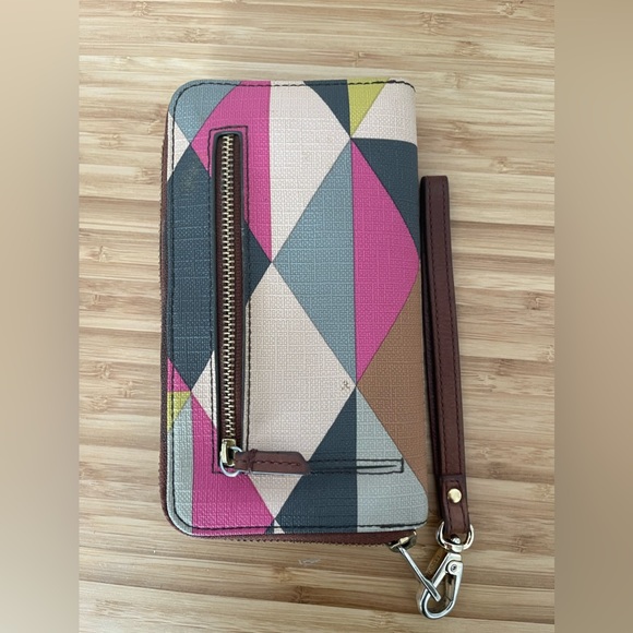 Colour block Fossil Wallet Wristlet - Picture 4 of 4
